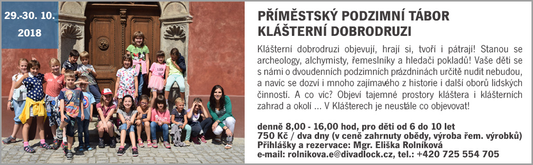 Kláštery Český Krumlov - archív 2018 - 29.10_tabor